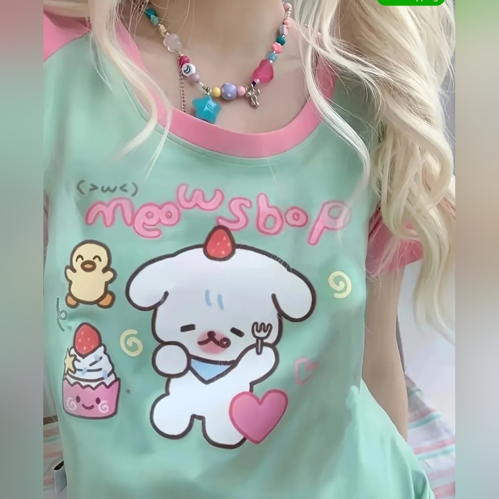 Kawaii Womens Tshirt. Various sizes available